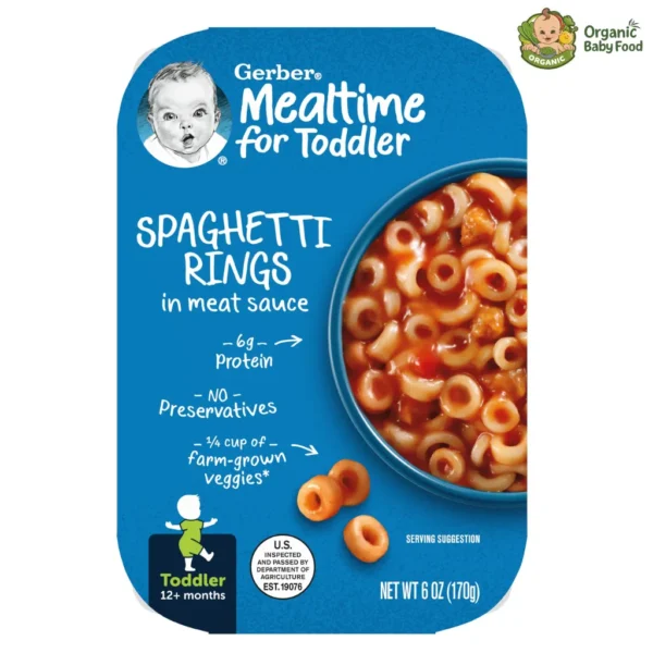 Gerber Graduates Meals Spaghetti Packaging